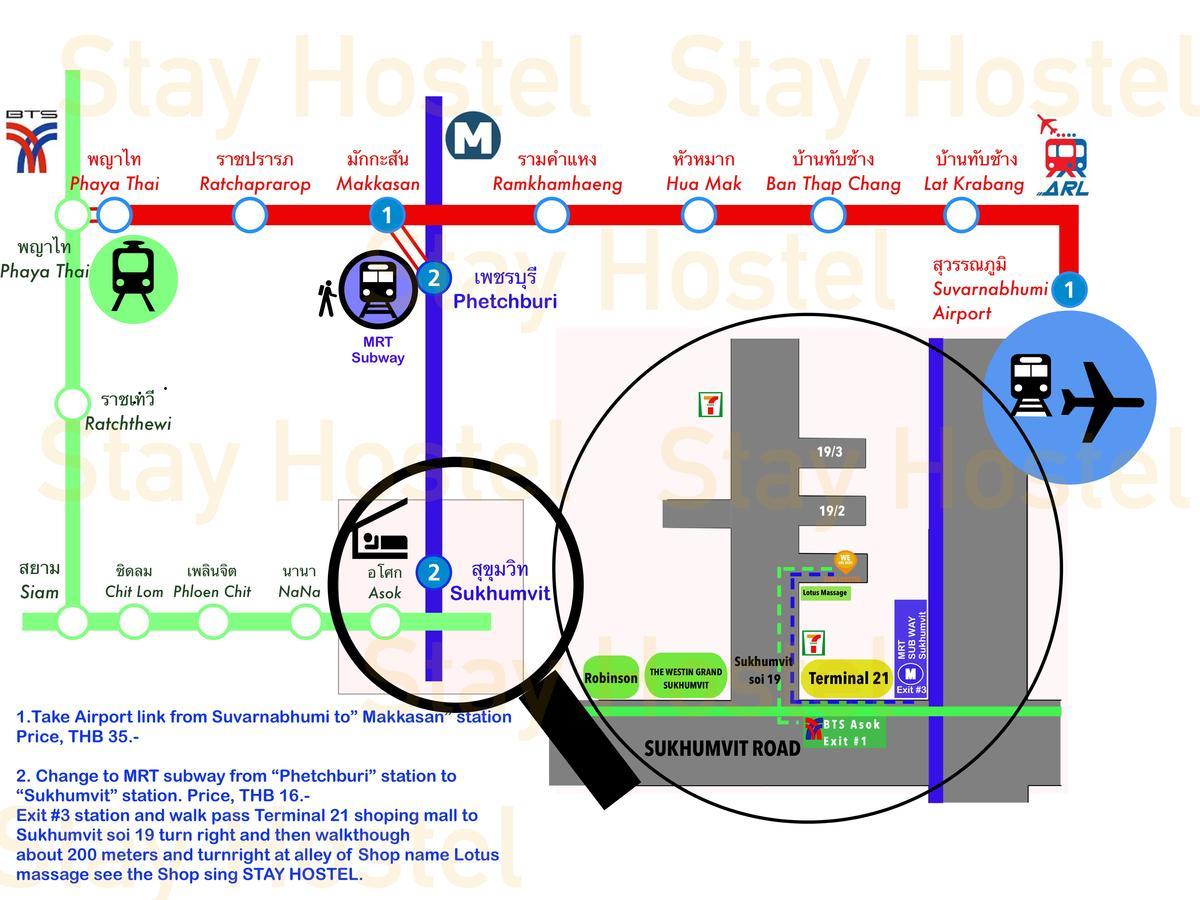 Stay Hostel Bangkok Exterior foto